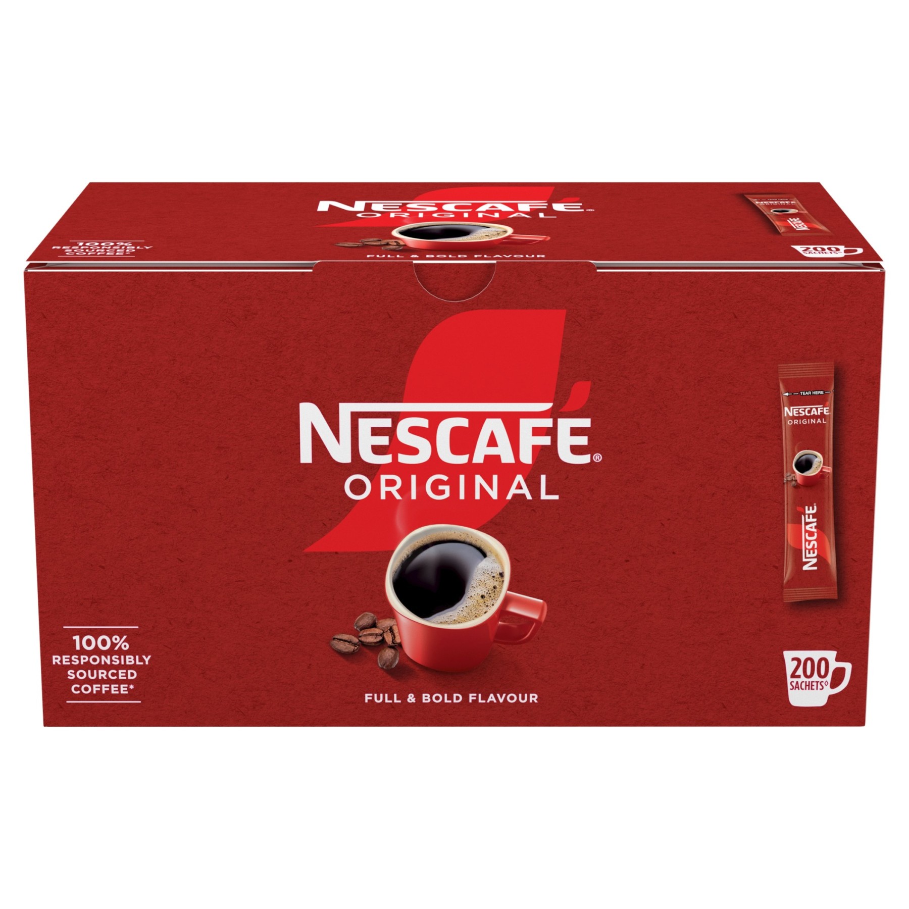 NESCAFÉ® Original Instant Coffee Sachets - 200 x 1.8g Sticks